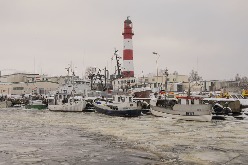 Ledus Liepājas ostā