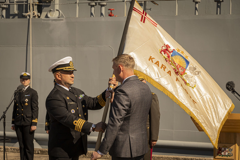 Jūras spēku komandiera maiņas ceremonija